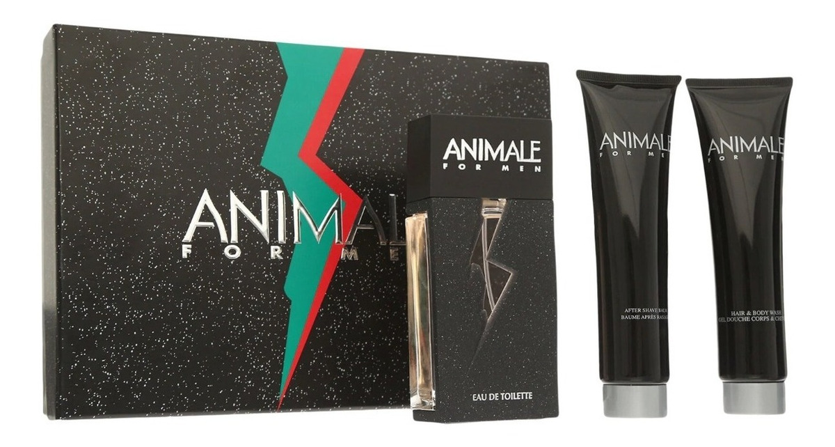 SET ANIMALE FOR MEN 3 PZAS