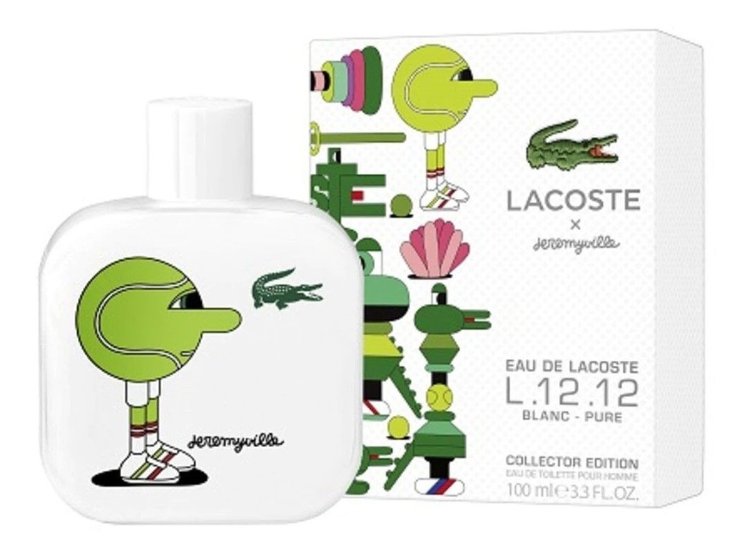 LACOSTE L.12.12 BLANC JEREMYVILLE COLLECTOR EDITION 100ML TOILET