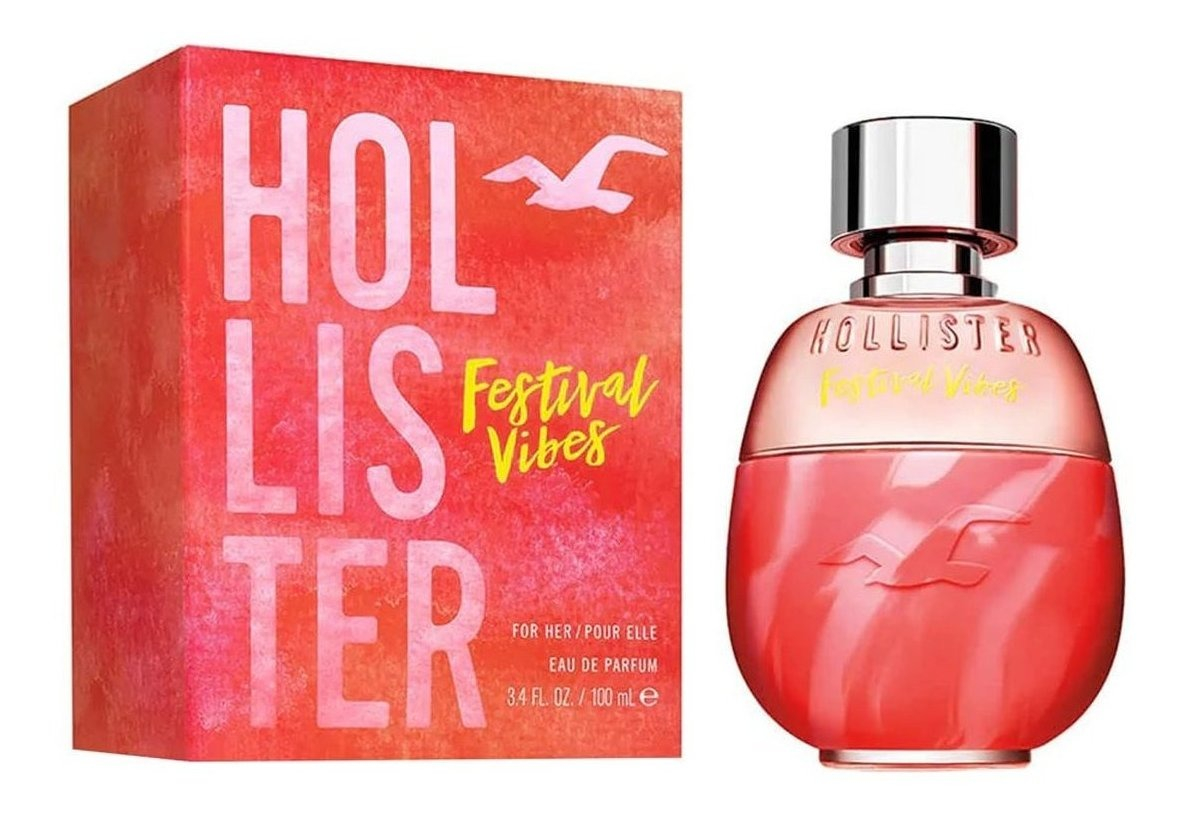 HOLLISTER FESTIVAL VIBES 100ML PERFUME DAMA