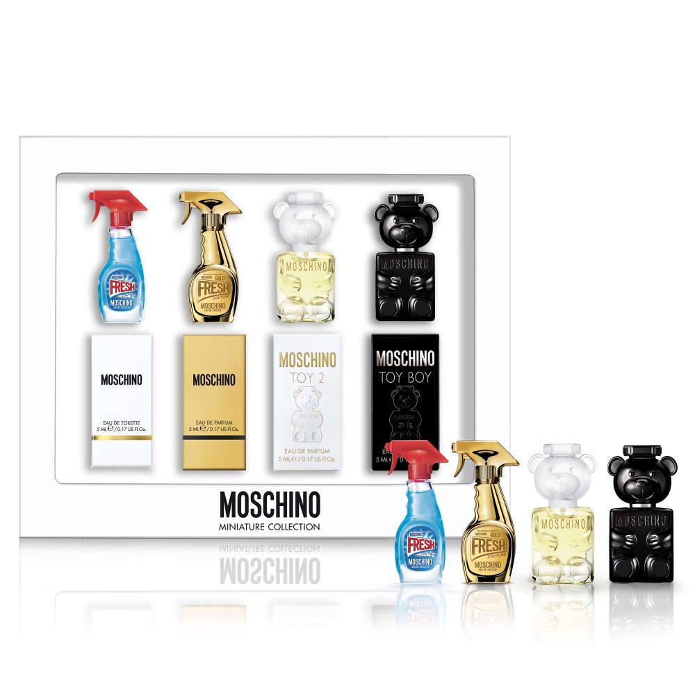 SET MINI MOSCHINO 4 x 5ML TOILETTE UNISEX