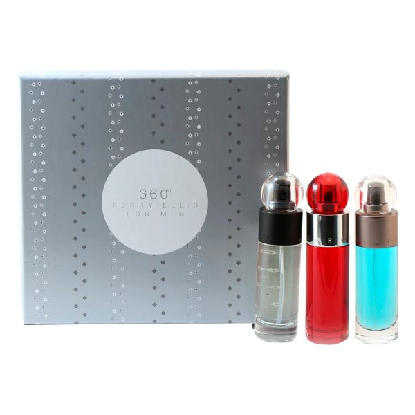 1814 8SET TRILOGIA 360 PERRY ELLIS 3 PZAS CABALLERO