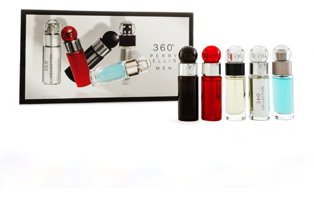 SET PERRY ELLIS 360° MINI 5 PZAS 7.5ML TOILETTE CABALLERO