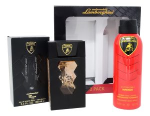SET LAMBORGHINI AUTOMOBILI FORZA 2 PZS 100ML EDT SPRAY/ DESODORA