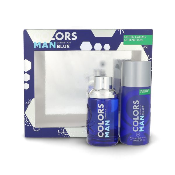 2305 9SET COLORS FOR MAN BLUE 2 PZAS CABALLERO