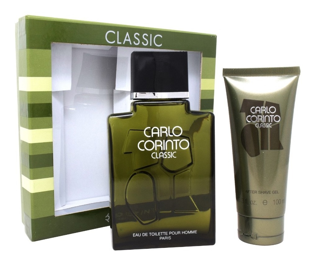 SET CARLO CORINTO CLASSIC 400 ML + AFTER 100 ML 2 PZAS CABALLERO