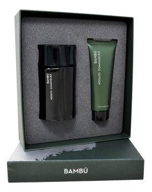 SET BAMBU 2 PZAS CABALLERO