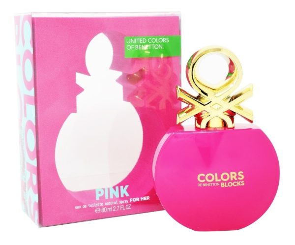 2400 5COLORS PINK BLOCKS 80 ML TOILETTE DAMA