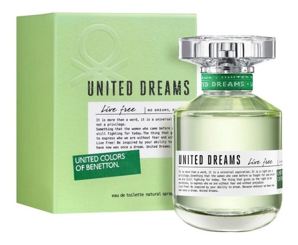 2401 7UNITED DREAMS LIVE FREE 80ML TOILETTE DAMA