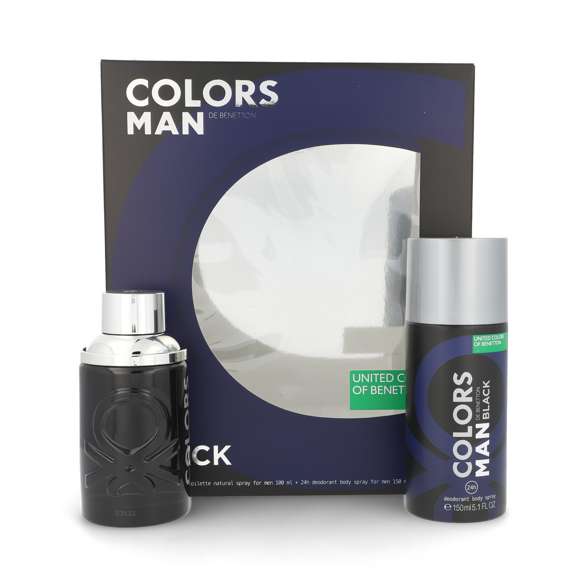 SET COLORS MAN BLACK 2PZS CABALLERO