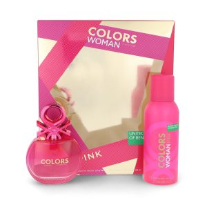 SET COLORS PINK DESOD 2 PZAS DAMA