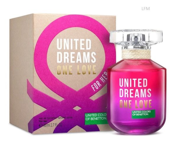 2468 7UNITED DREAMS ONE LOVE 80ML TOILETTE DAMA