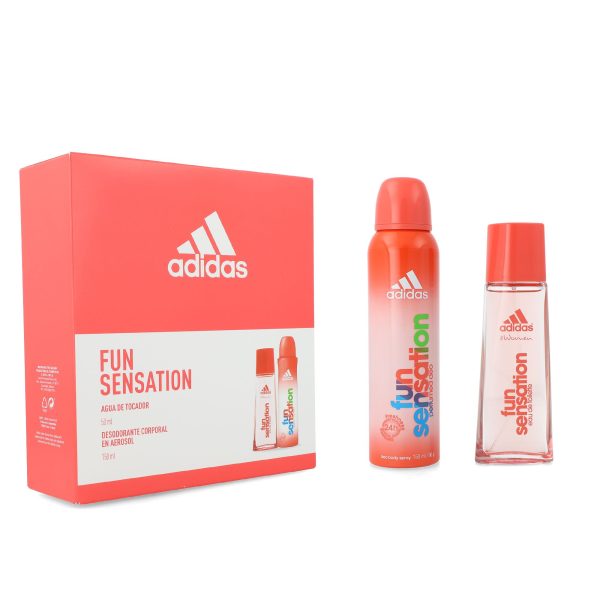 2487 7SET ADIDAS FUN SENSATION 2 PZAS DAMA