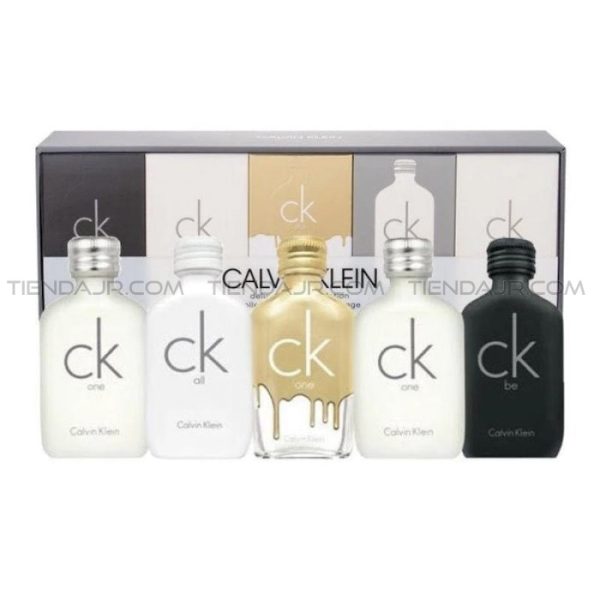 2554 8SET MINIATURAS CK 5 PZAS UNISEX