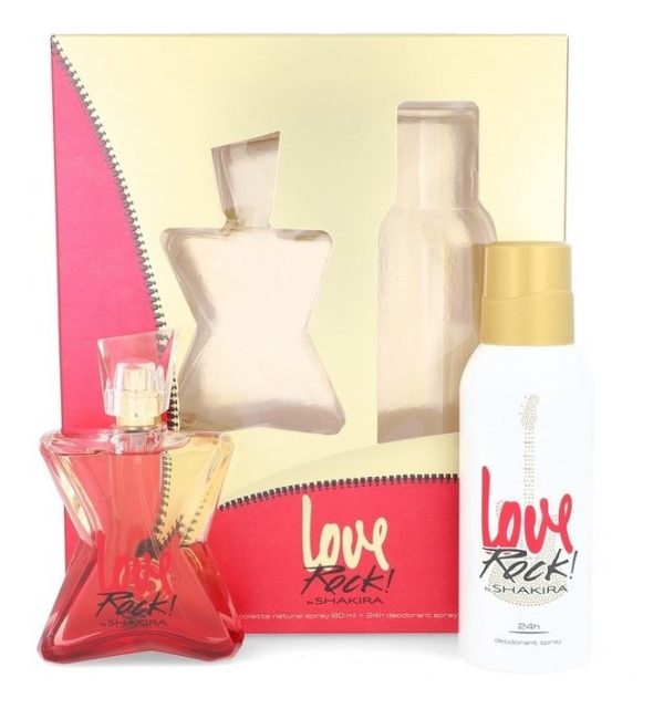 2581 5SET SHAKIRA LOVE ROCK 2 PZAS DAMA