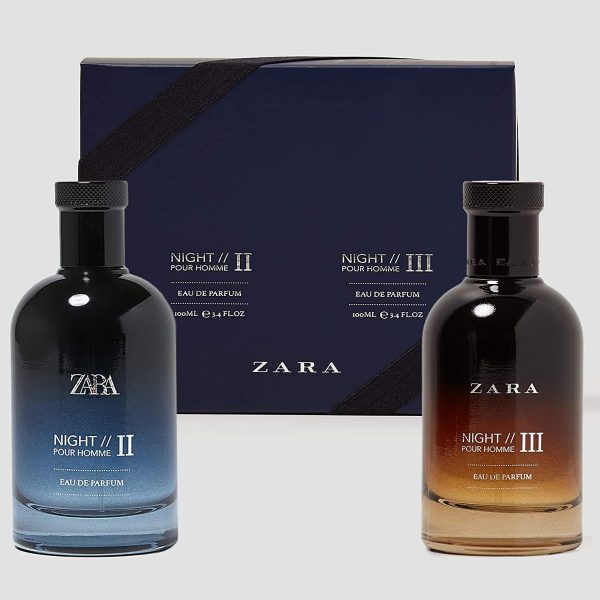 2585 1ZARA NIGHT POUR HOMME II NIGHT POUR HOMME III 100ML