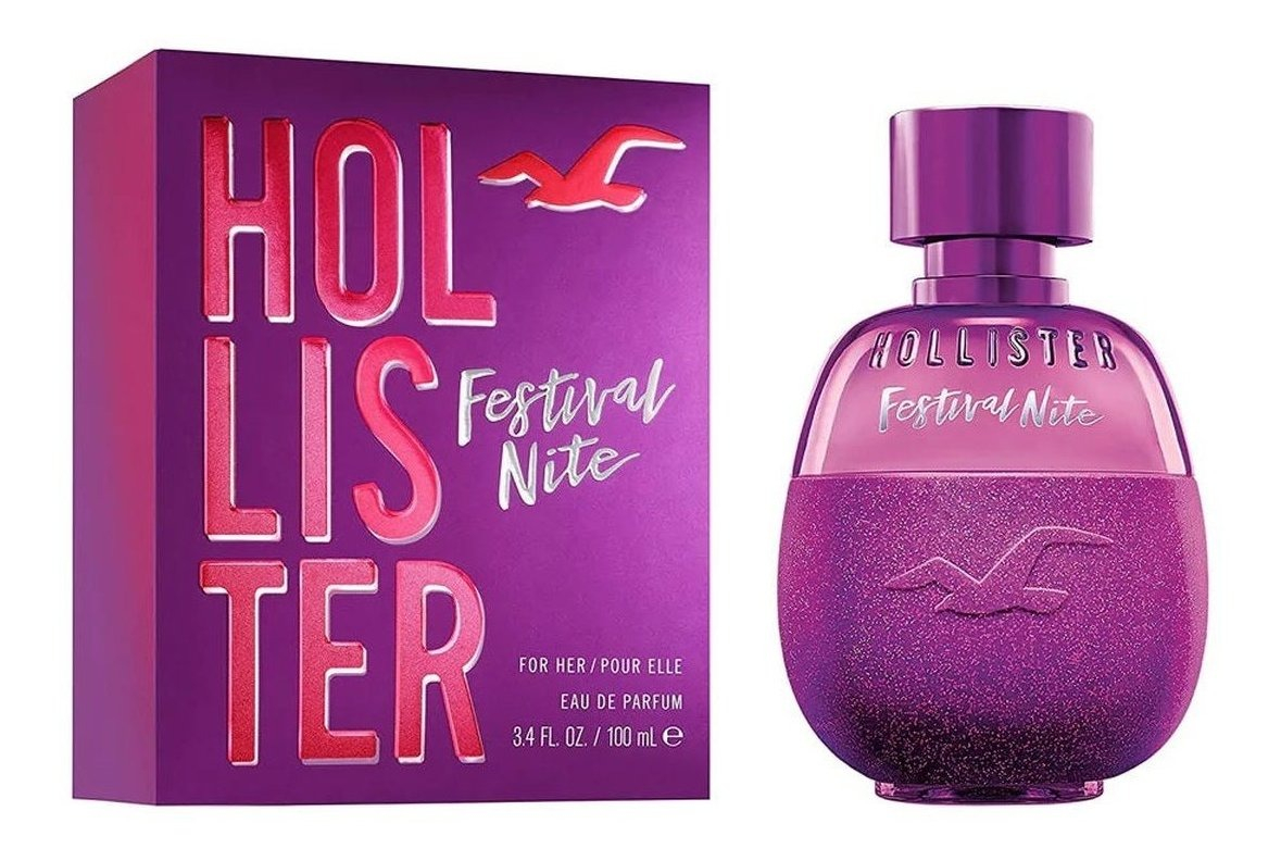 2877 7HOLLISTER FESTIVAL NITE 100ML PERFUME DAMA