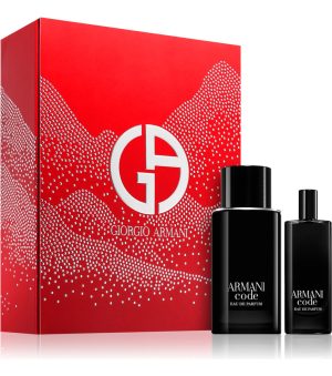 SET ARMANI CODE EAU DE PARFUM 75ml + 15ml 2 PZAS CABALLERO
