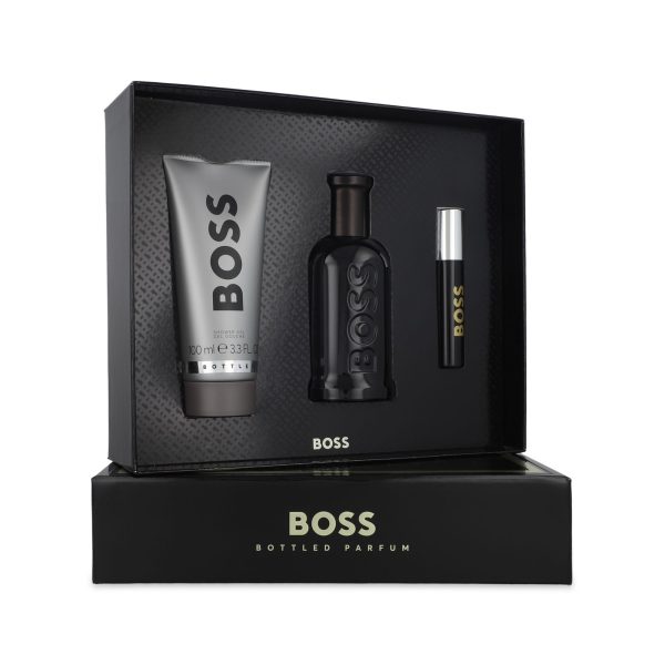 3133 5SET HUGO BOSS BOTTLED PARFUM 3 PZAS CABALLERO