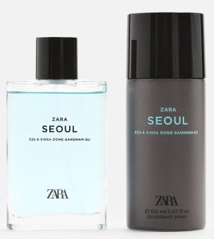 ZARA SEOUL 90ML + DESODORANTE 150ml TOILETTE CABALLERO