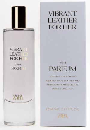 ZARA VIBRANT LEATHER FOR HER 80 ML PERFUME DAMA
