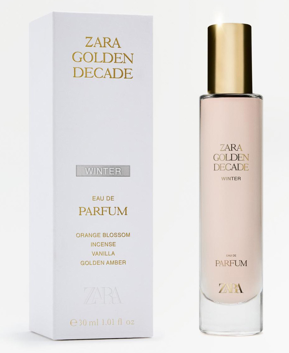 ZARA GOLDEN DECADE WINTER 30ML EAU DE PARFUM DAMA