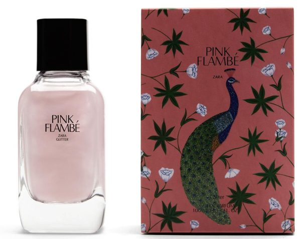 Zara pink flambe gillter 100ml