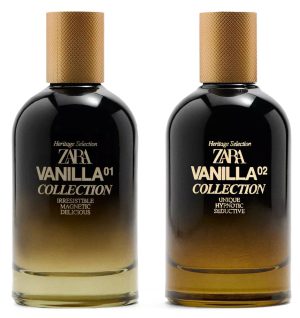 ZARA VANILLA 01 +  VANILLA 02 100ML PERFUME CABALLERO