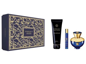 SET VERSACE POUR FEMME DYLAN BLUE 3 PIEZAS