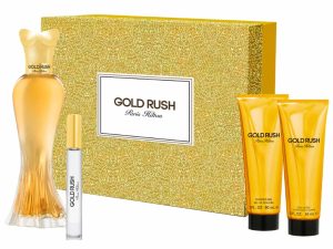 SET GOLD RUSH DE PARIS HILTON 4 PIEZAS DAMA