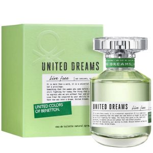 BENETTON UNITED DREAMS LIVE FREE 80ML EDT DAMA