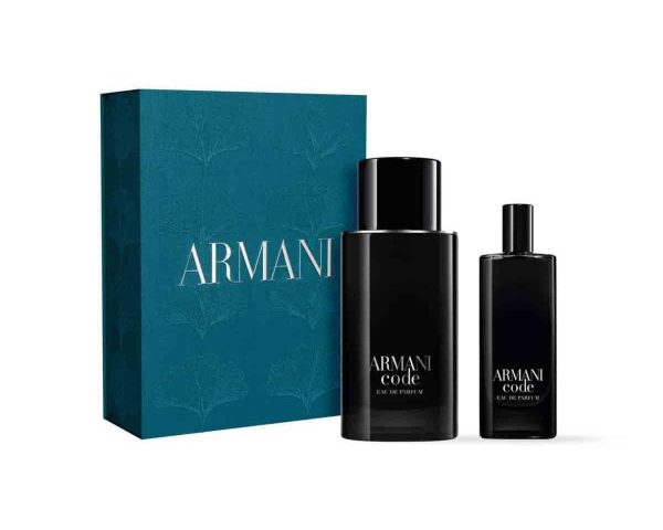 SET GIORGIO ARMANI ARMANI CODE EDP 75ML + 15ML 2 PZAS CABALLERO